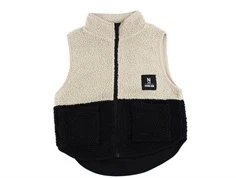 Name It black/pure cashmere teddy vest